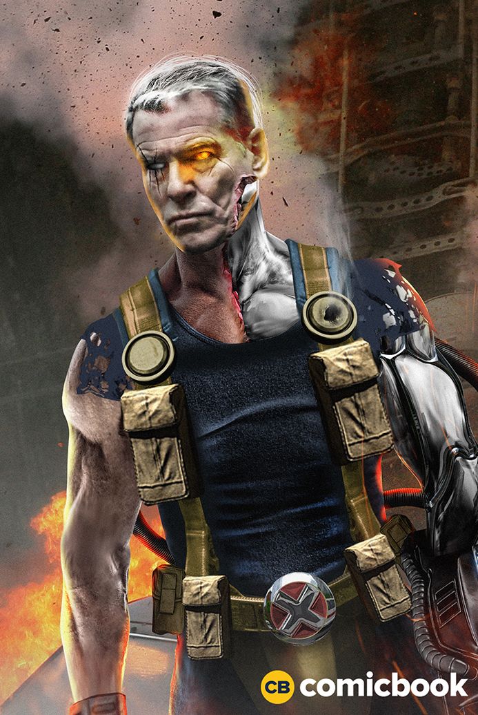 Pierce Bronsnan as Cable.