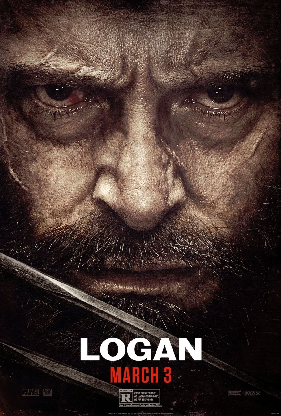New poster for &#039;Logan&#039; zooms in on its grizzly, weary hero
