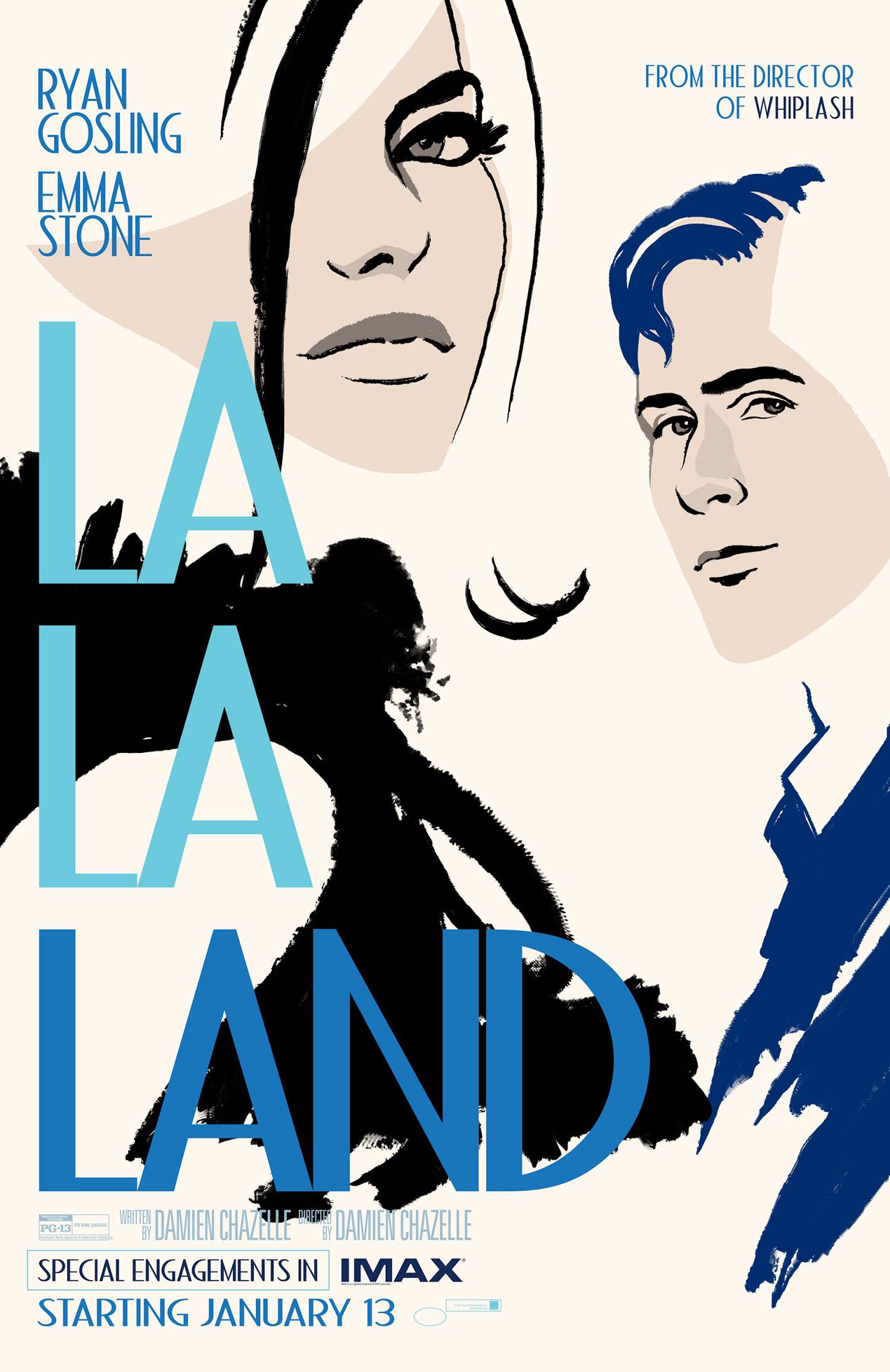 Official IMAX poster for 'La La Land'
