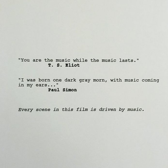 The first page from Edgar Wright&#039;s &#039;Baby Driver&#039; gives a pre