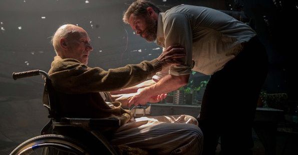 Patrick Stewart and Hugh Jackman in &quot;Logan&quot;