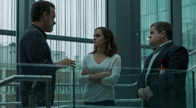 Tom Hanks, Emma Watson and Patton Oswalt in &quot;The Circle&quot;