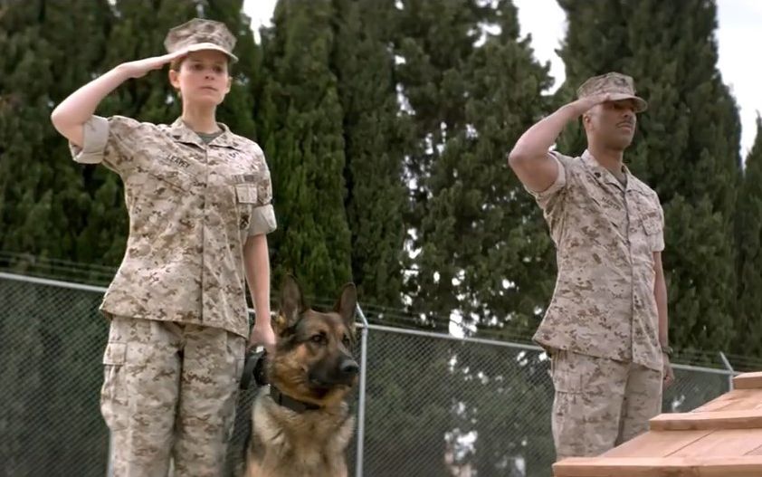 Kate Mara, Common and "Rex" in "Megan Leavey"