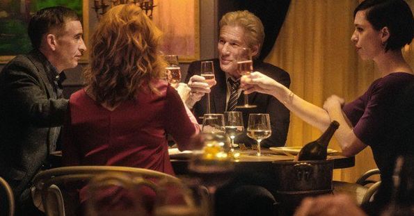 Steve Coogan, Laura Linney, Richard Gere and Rebecca Hall in &quot;The Dinner&quot;