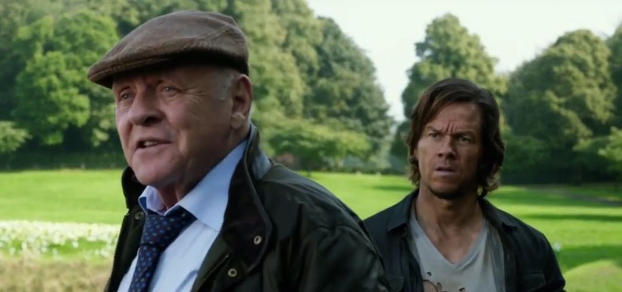 Anthony Hopkins and Mark Wahlberg in &quot;Transformers: The Last Knight&quot;