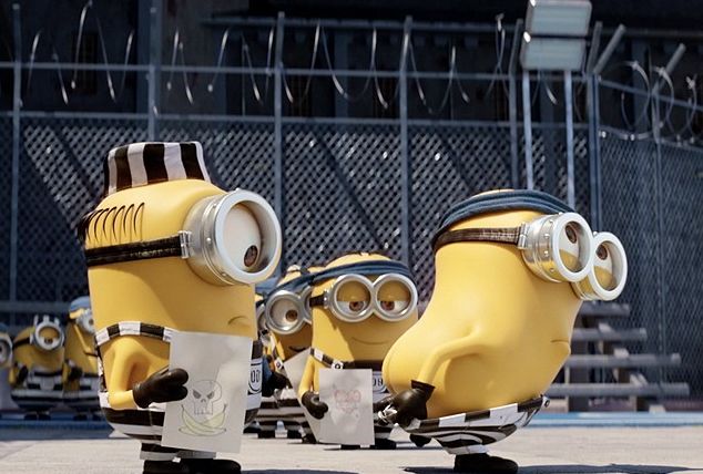 The Minions, adjusting to prison life, in &quot;Despicable Me 3&quot;