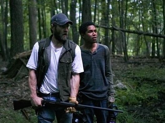 Joel Edgerton and Kelvin Harrison, Jr. in &quot;It Comes At Night&quot;