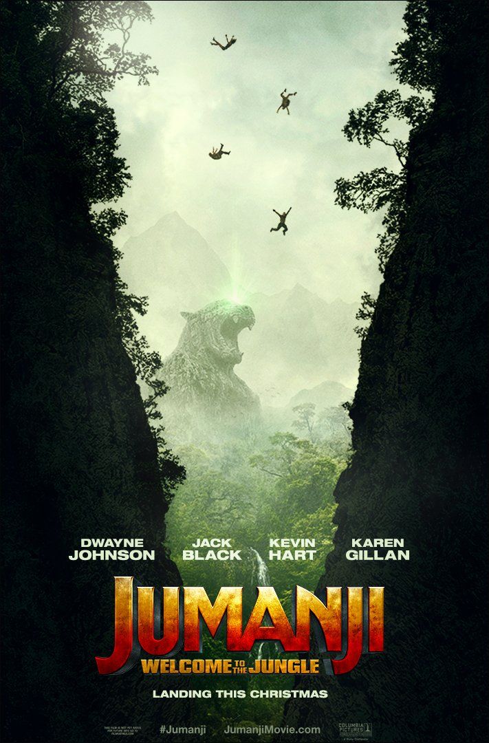 Jumanji: Welcome To The Jungle poster