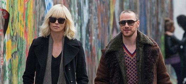 Charlize Theron and James McAvoy in &quot;Atomic Blonde&quot;