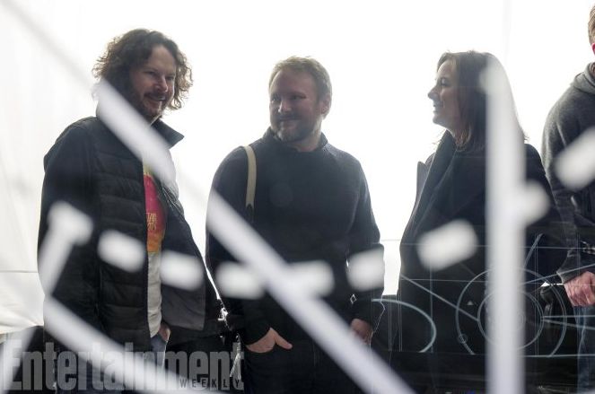 The masters of The Last Jedi
(From left): Producer Ram Berg