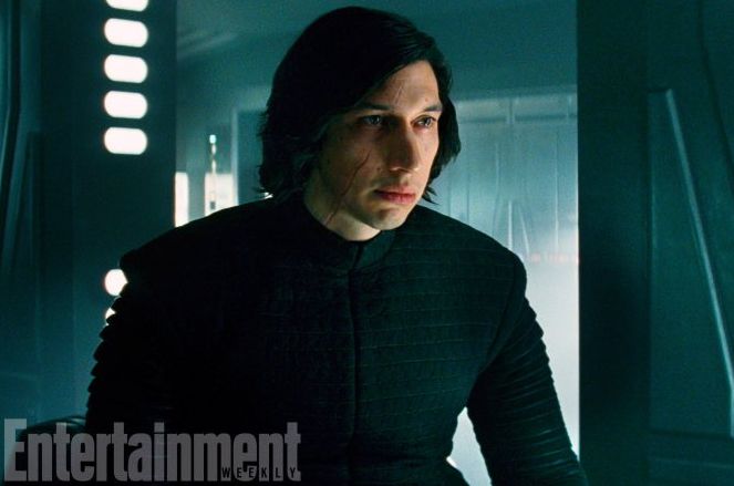 Adam Driver as Kylo Ren, in retreat
The Last Jedi will brin