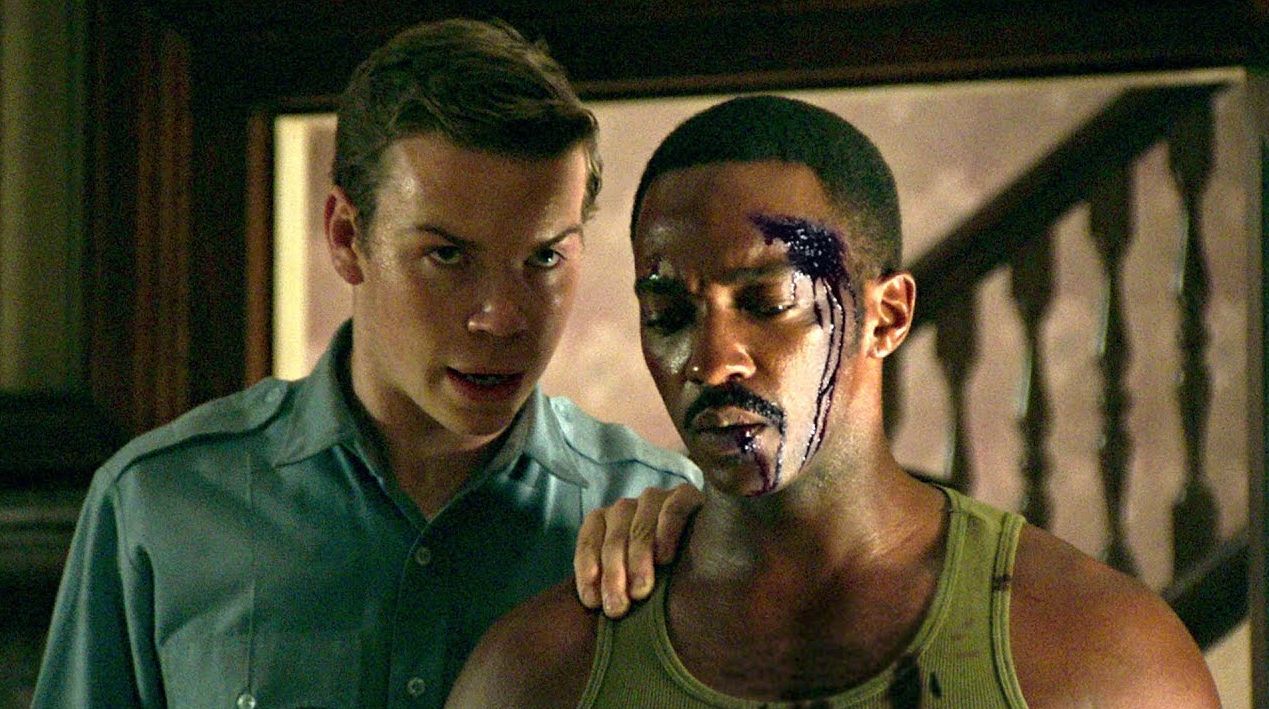 Will Poulter and Anthony Mackie in "Detroit"