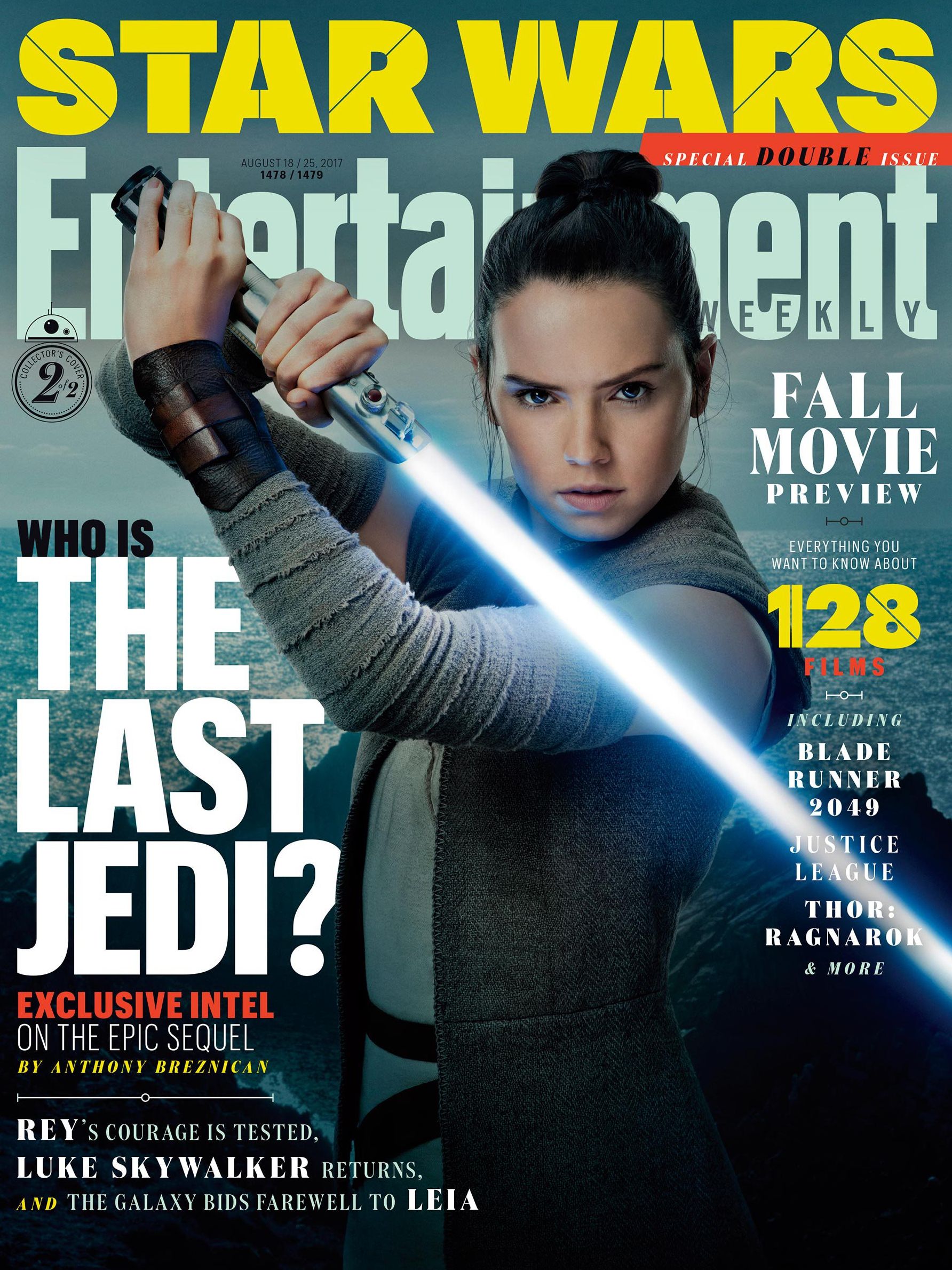 Rey on the cover of EW
Our other cover features Daisy Ridle