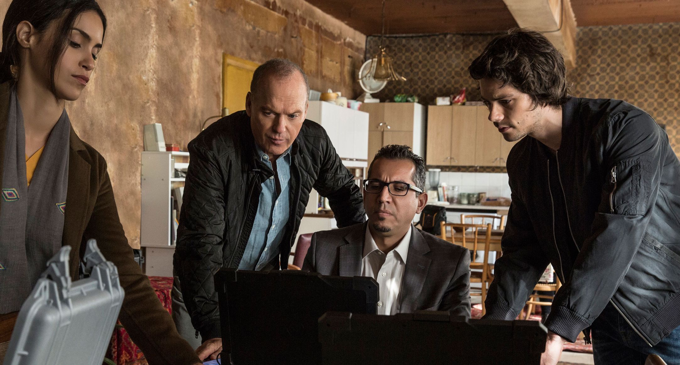 Michael Keaton and Dylan O&#039;Brien in &quot;American Assassin&quot;