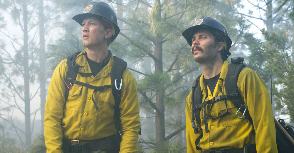 Miles Teller and Taylor Kitsch in &quot;Only the Brave&quot;