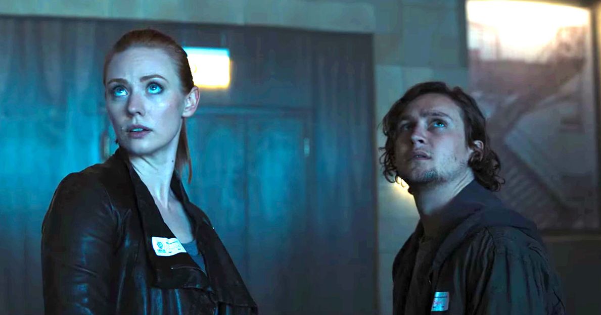 Deborah Ann Woll and Logan Miller