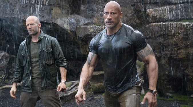 Jason Statham and Dwayne Johnson