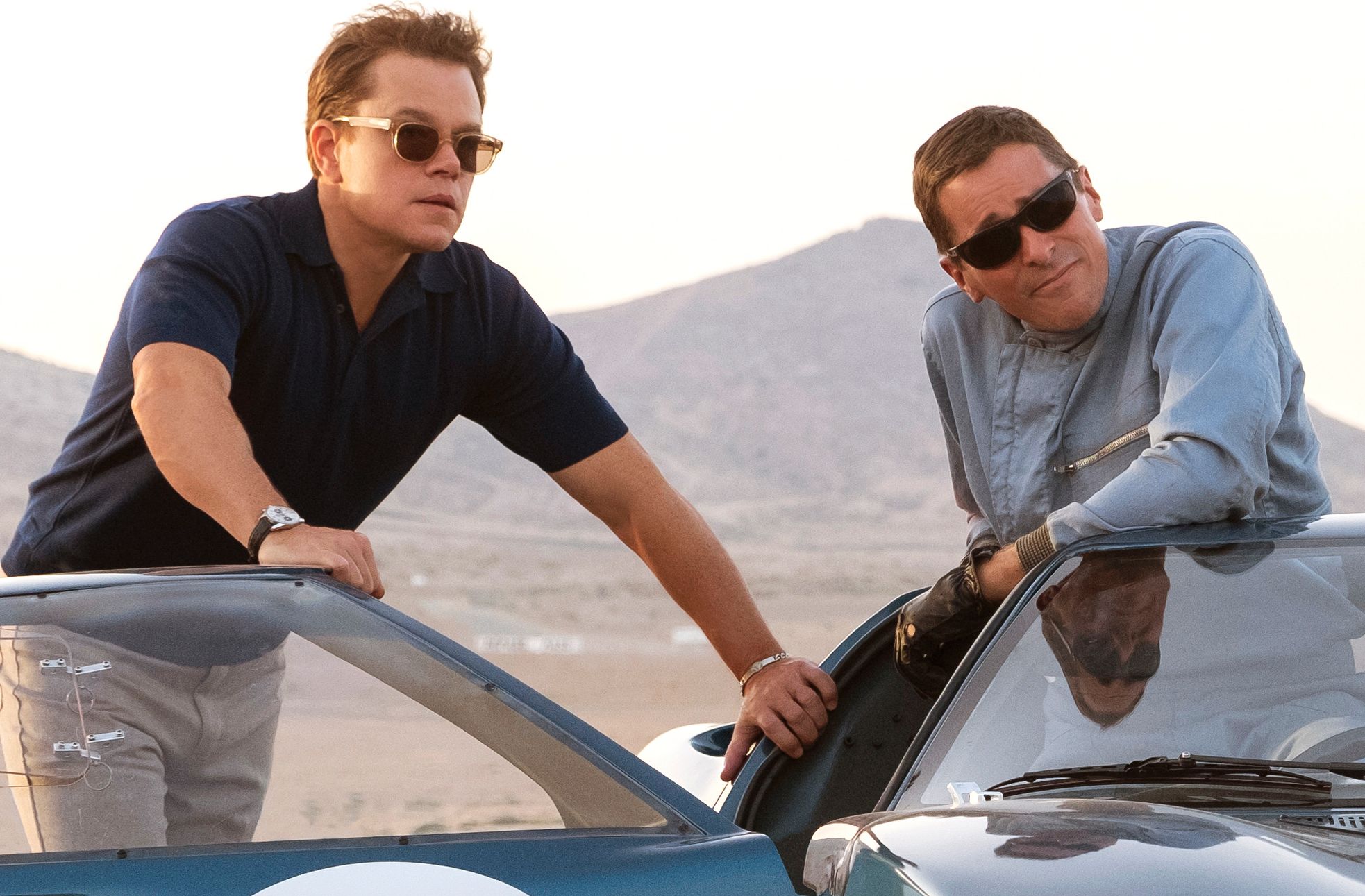 Ford v Ferrari - Matt Damon and Christian Bale