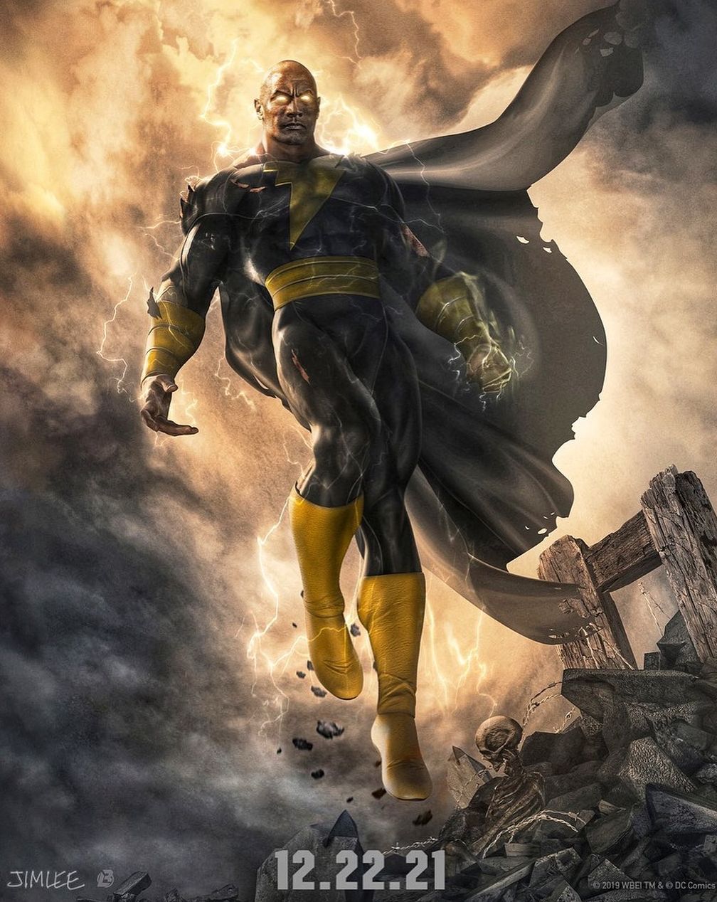 &#039;Black Adam&#039; Poster, Dwayne Johnson