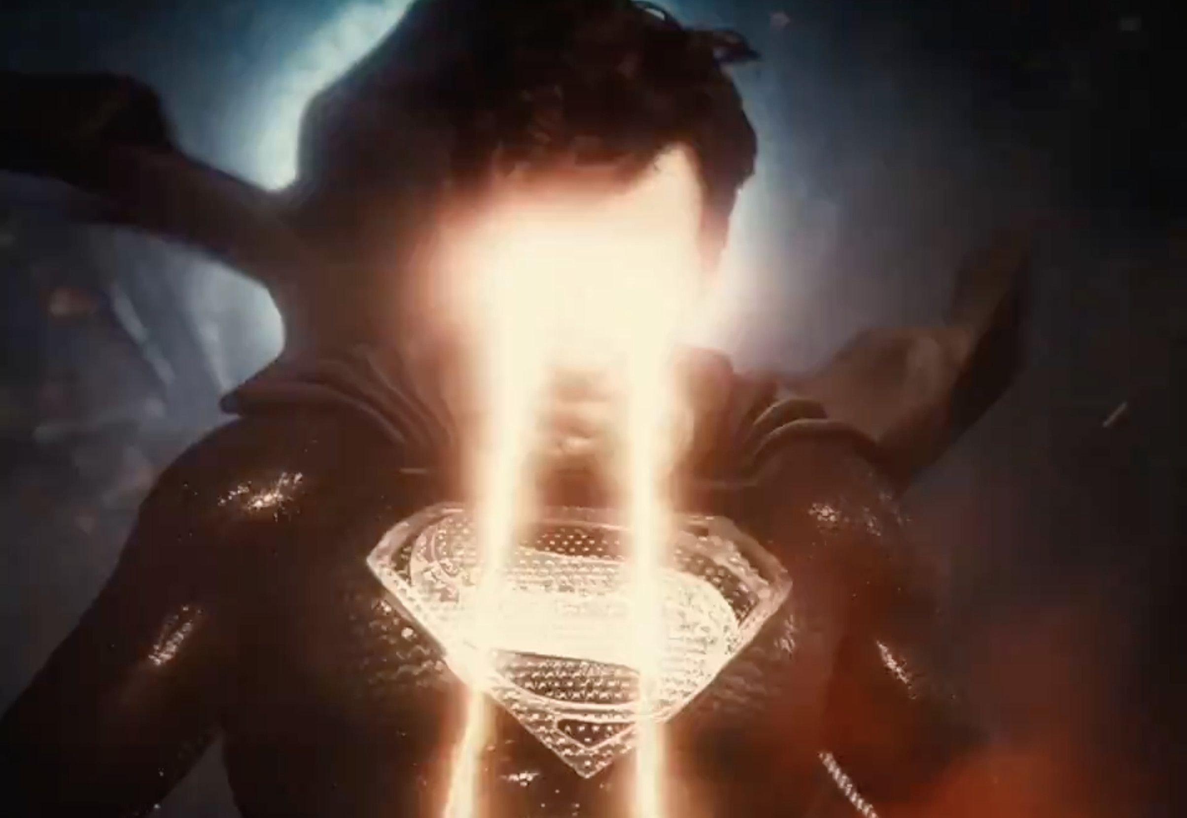 Superman uses his Heat Vision