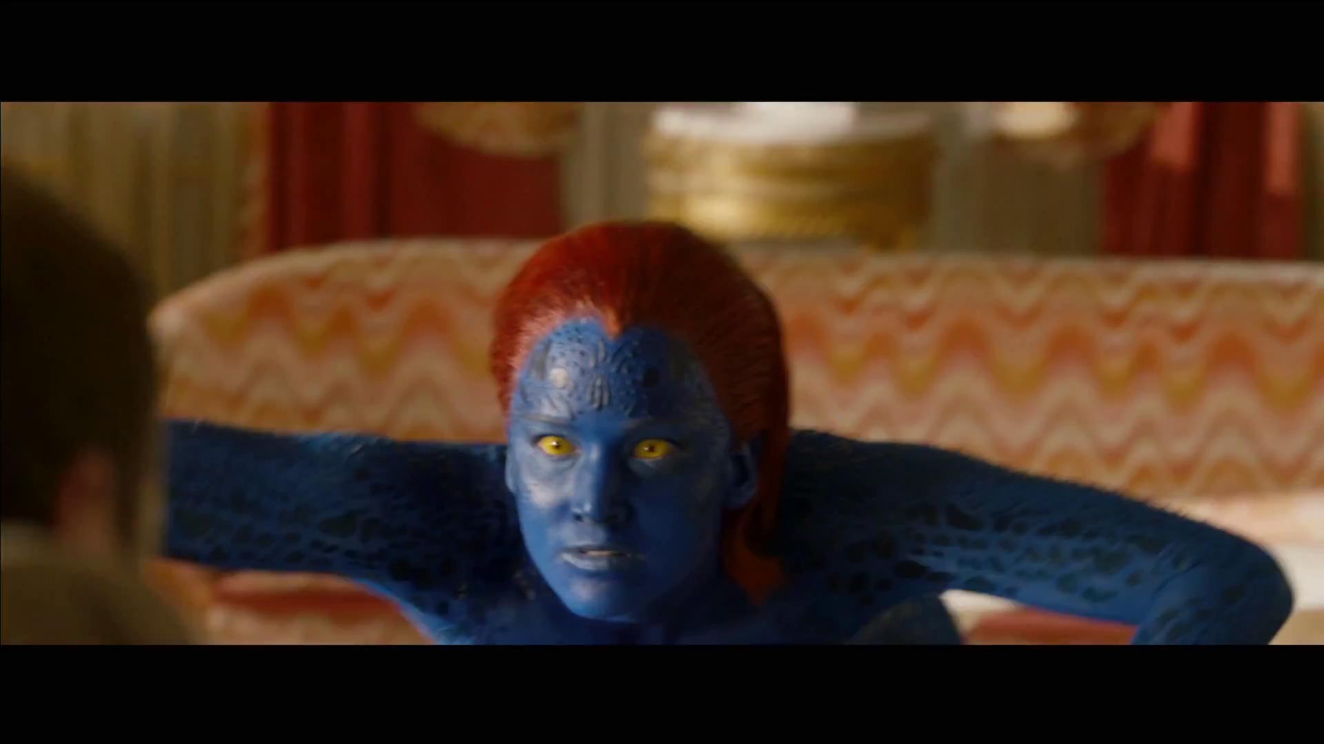Jennifer Lawrence is found out, turns blue as mutant Mystique