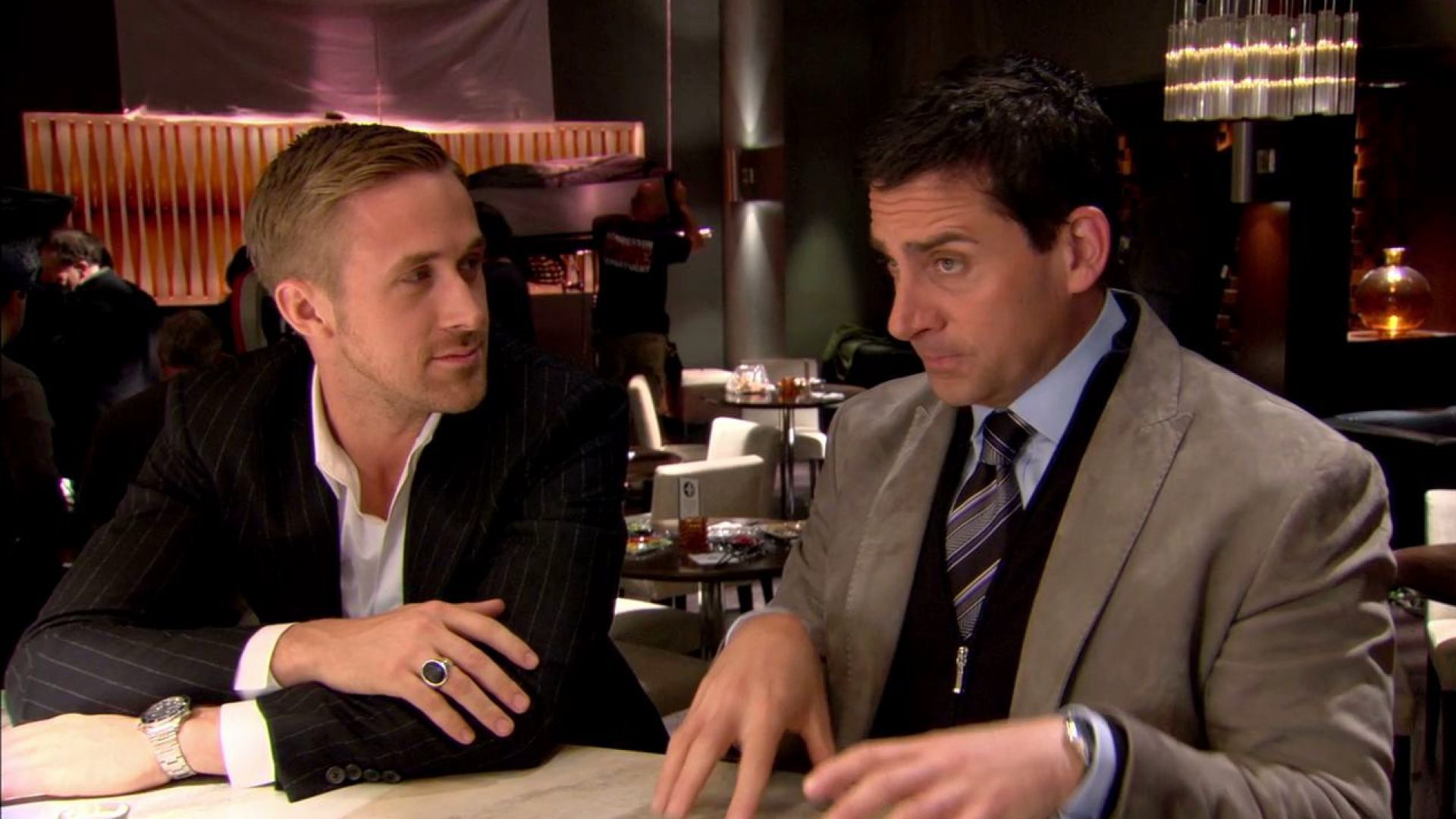 Behind the Scenes of Crazy Stupid Love with Steve Carell and Ryan Gosling