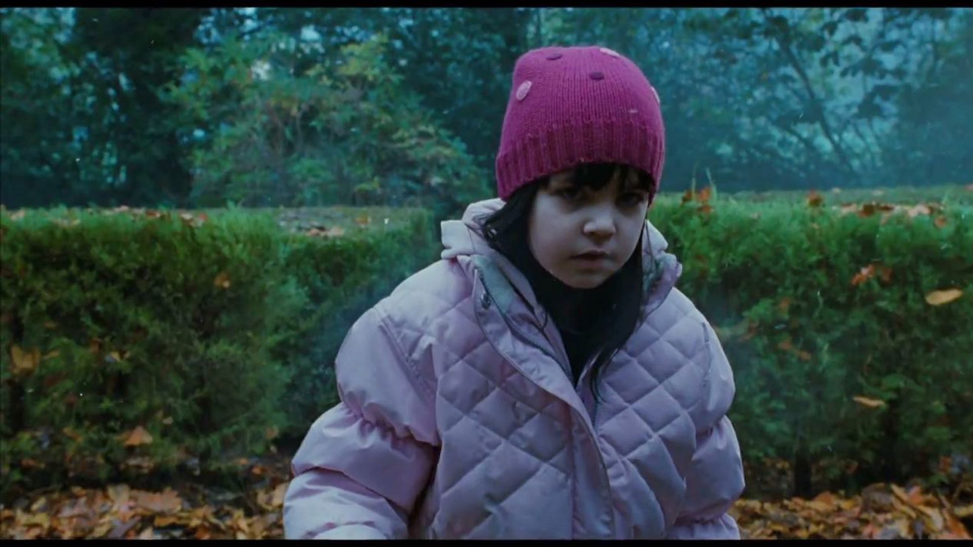 Sally examines the garden in Don&#039;t be Afraid of the Dark