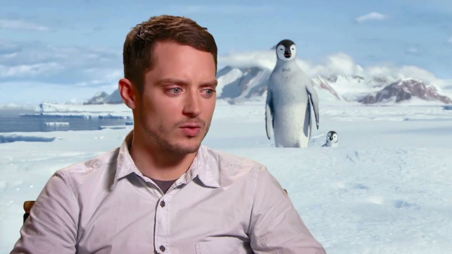 Elijah Wood on recording Happy Feet 2 in Sydney