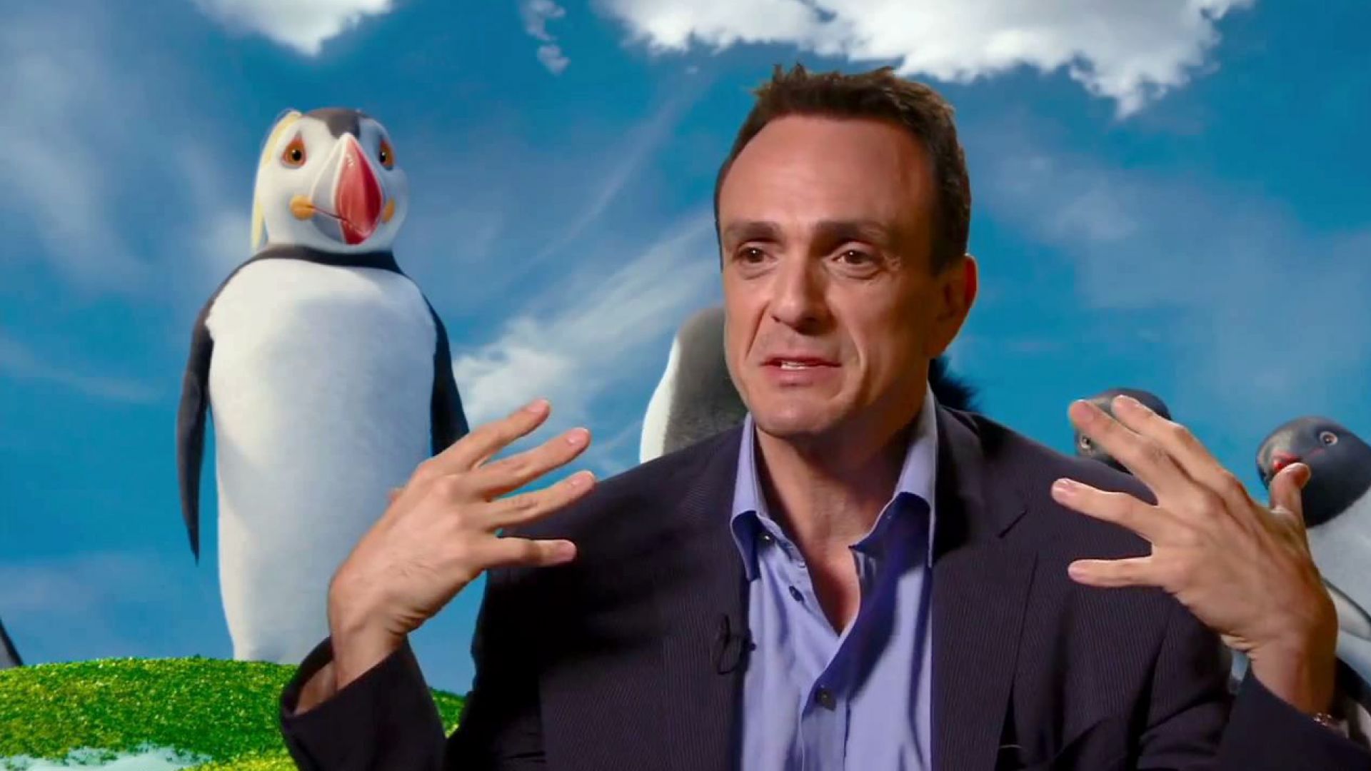 Hank Azaria on creating self-help guru Sven in Happy Feet 2