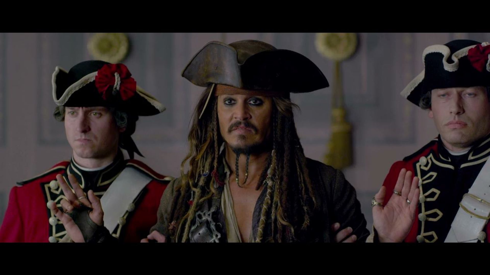 Jack Sparrow Escapes Barbossa&#039;s Palace, Pirates 4