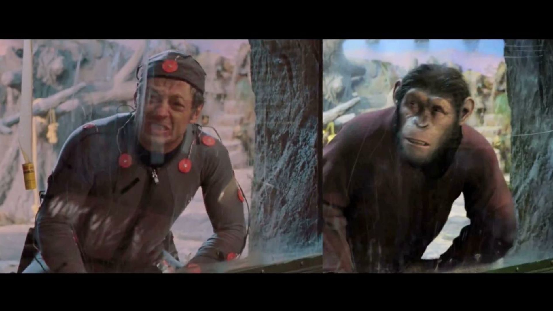 Andy Serkis and WETA do the performance capture in Rise of the Planet of the Apes