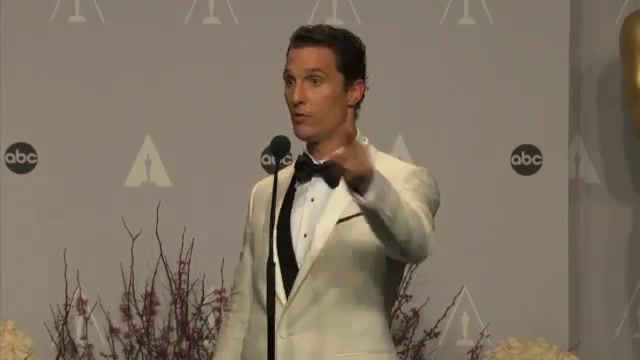 Matthew McConaughey interview after winning Best Actor