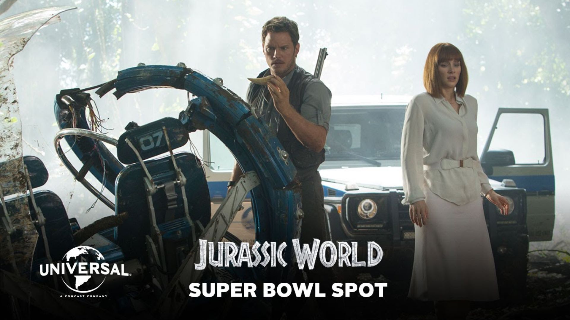 Official Jurassic World Super Bowl TV Spot
