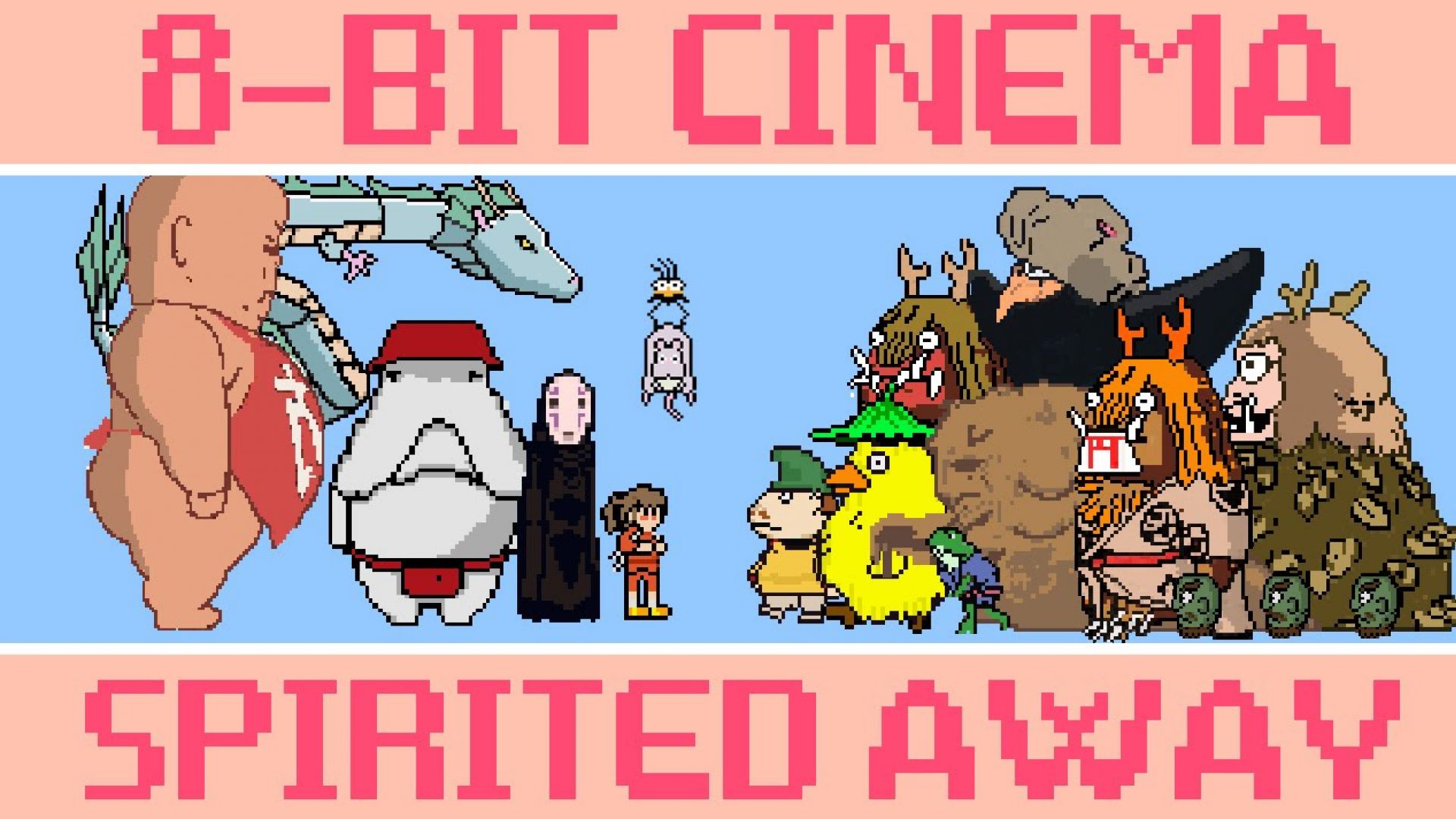 8-Bit Cinema Imagine Classic Animation &#039;Spirited Away&#039; as Ar