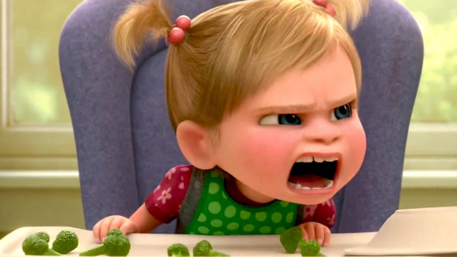 Broccoli causes Disgust and Anger in Inside Out