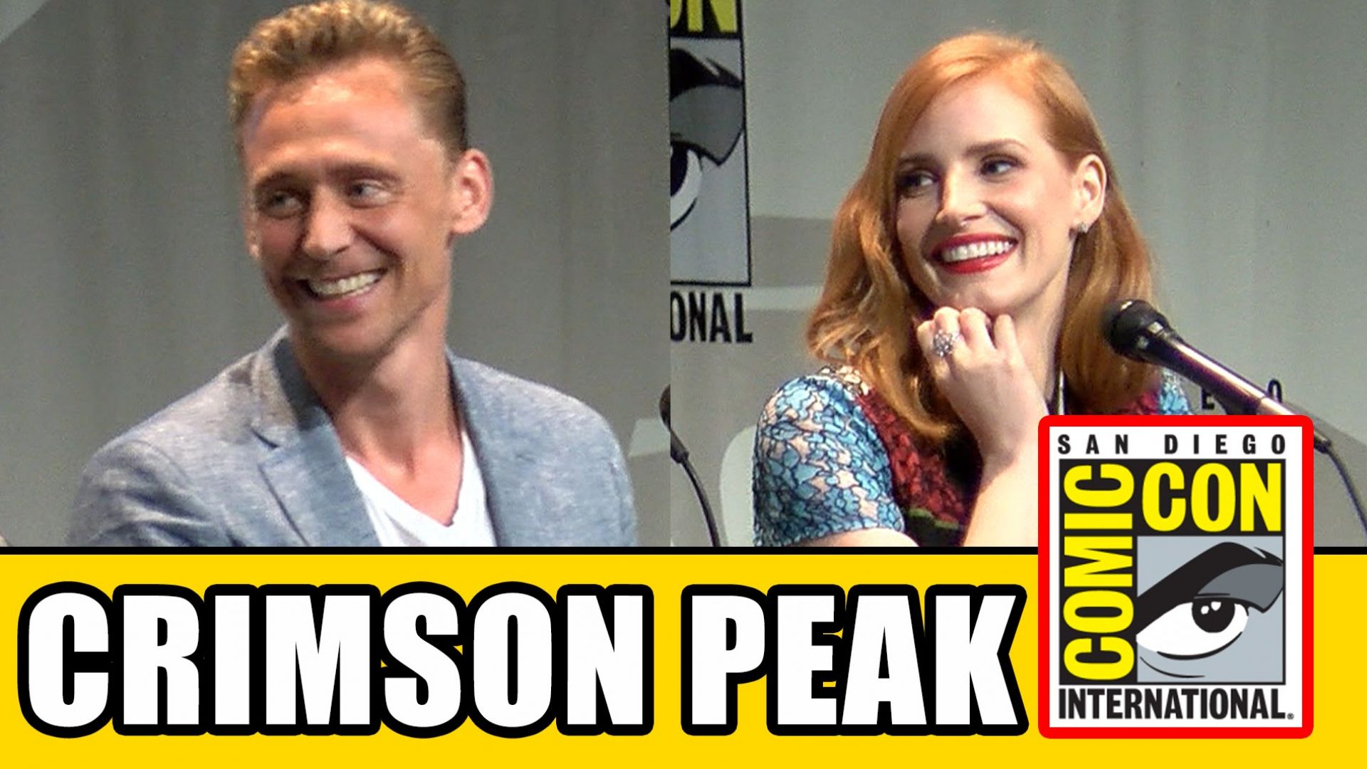 Watch Guillermo del Toro, Tom Hiddleston, Jessica Chastain a