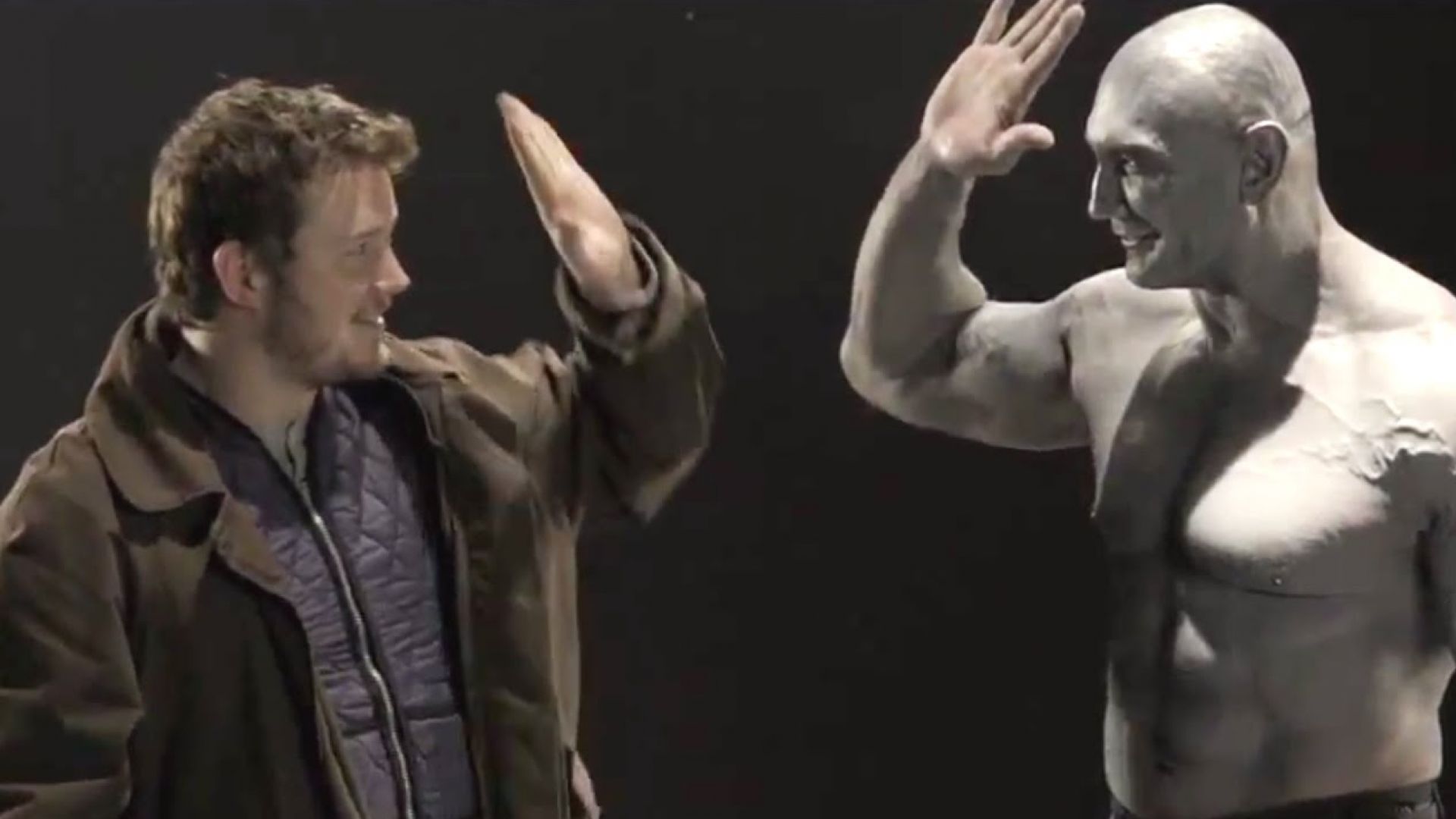 Guardians Of The Galaxy Screen Test Clip Chris Pratt And Dav