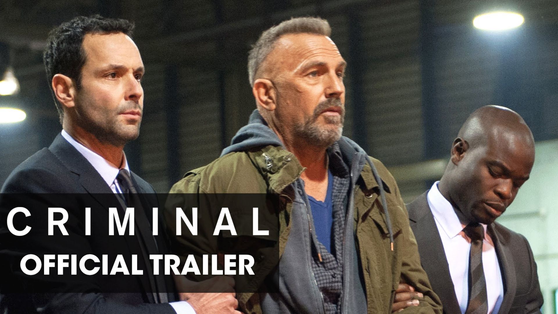 Official Trailer for &#039;Criminal&#039;, Starring Kevin Costner, Gar