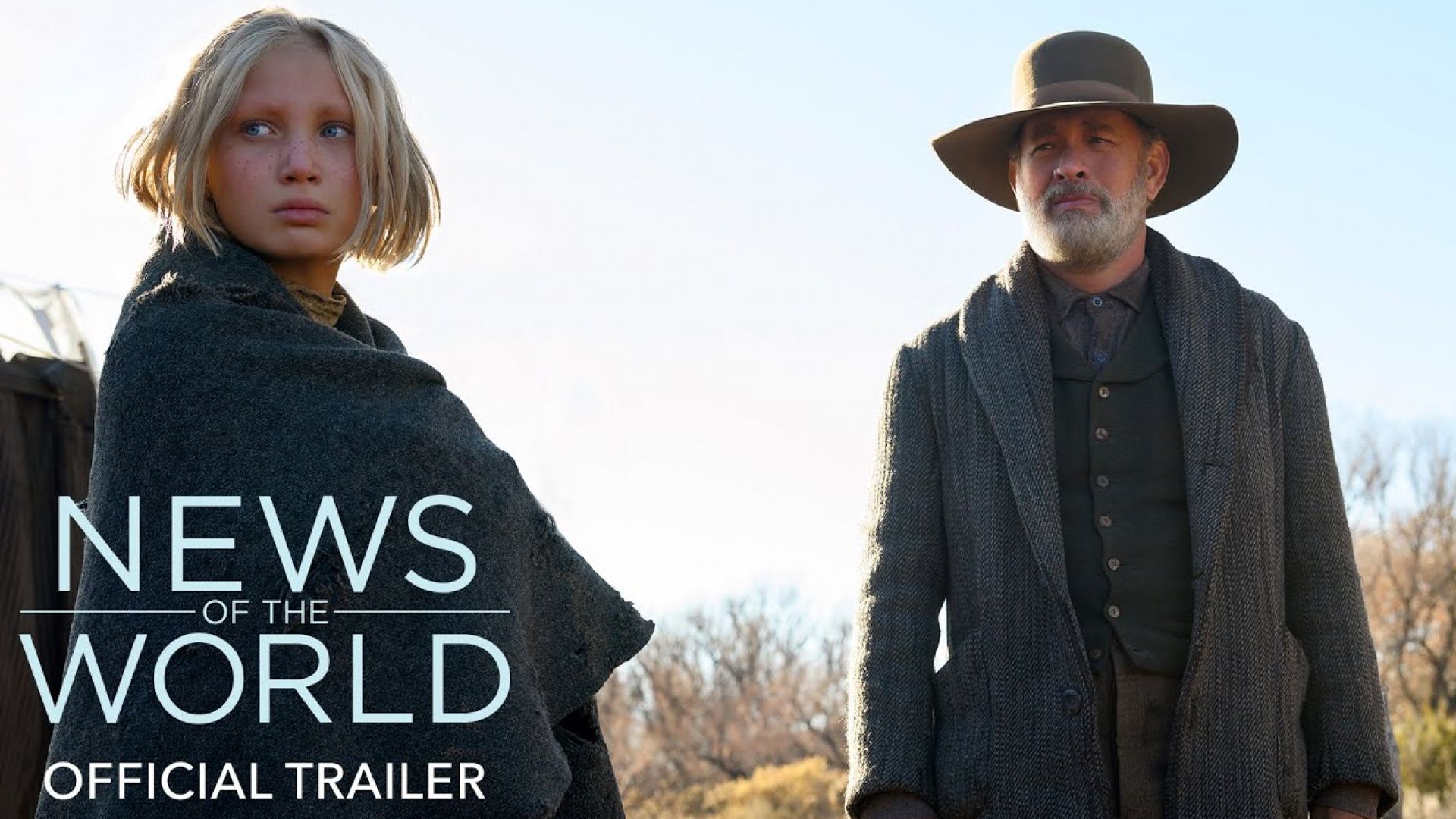 &#039;News of the World&#039; trailer by Paul Greengrass, with Tom Han
